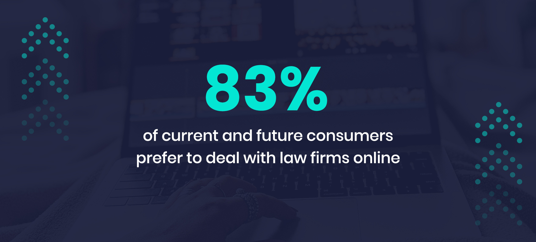 83% of current and future consumers prefer to deal with law firms online